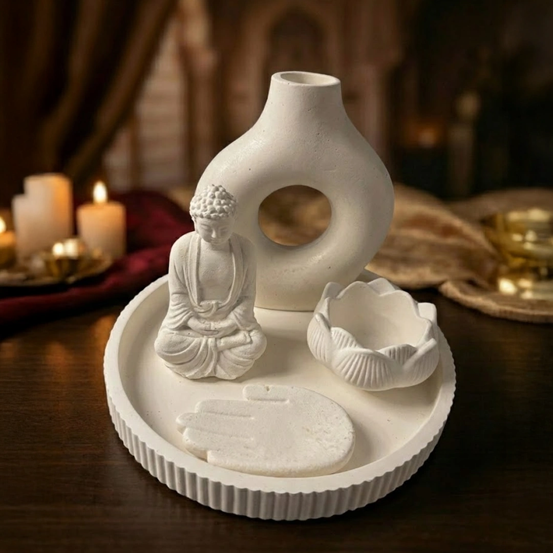 Zen Buddha Incense Set